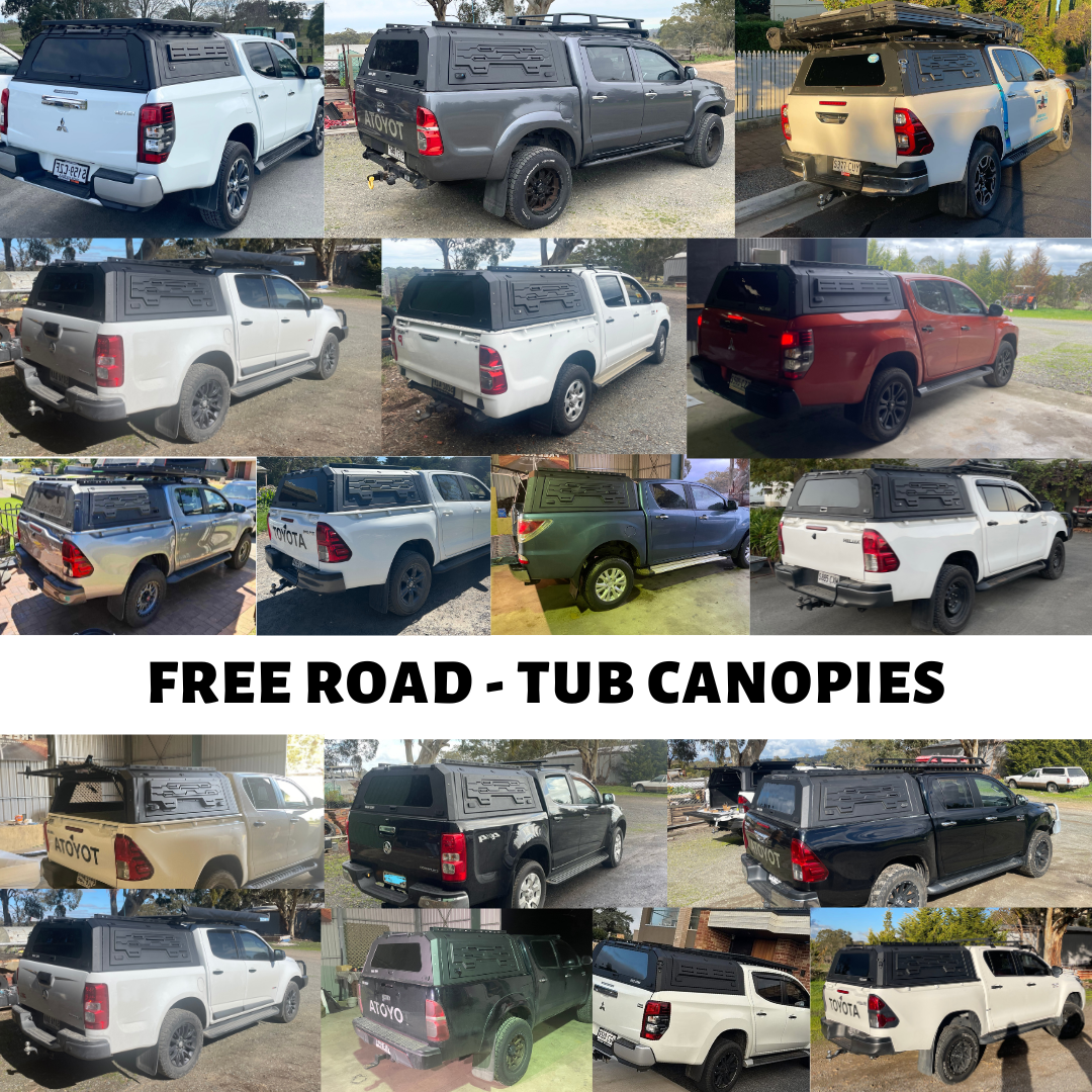Tub Canopies - Hilux, D-Max, Colarado and LDV