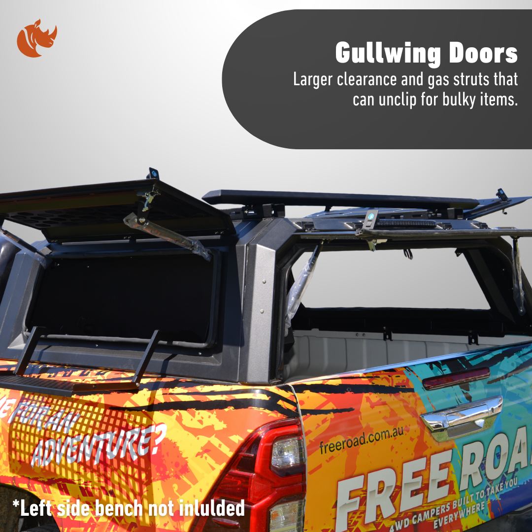 Steel Canopy For Hilux, Triton, Navara, Ranger, D-Max, Colarado