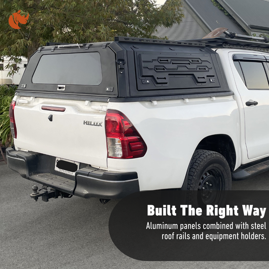 Steel Canopy For Toyota Hilux N70 2005 - 2015 - Dual Cab