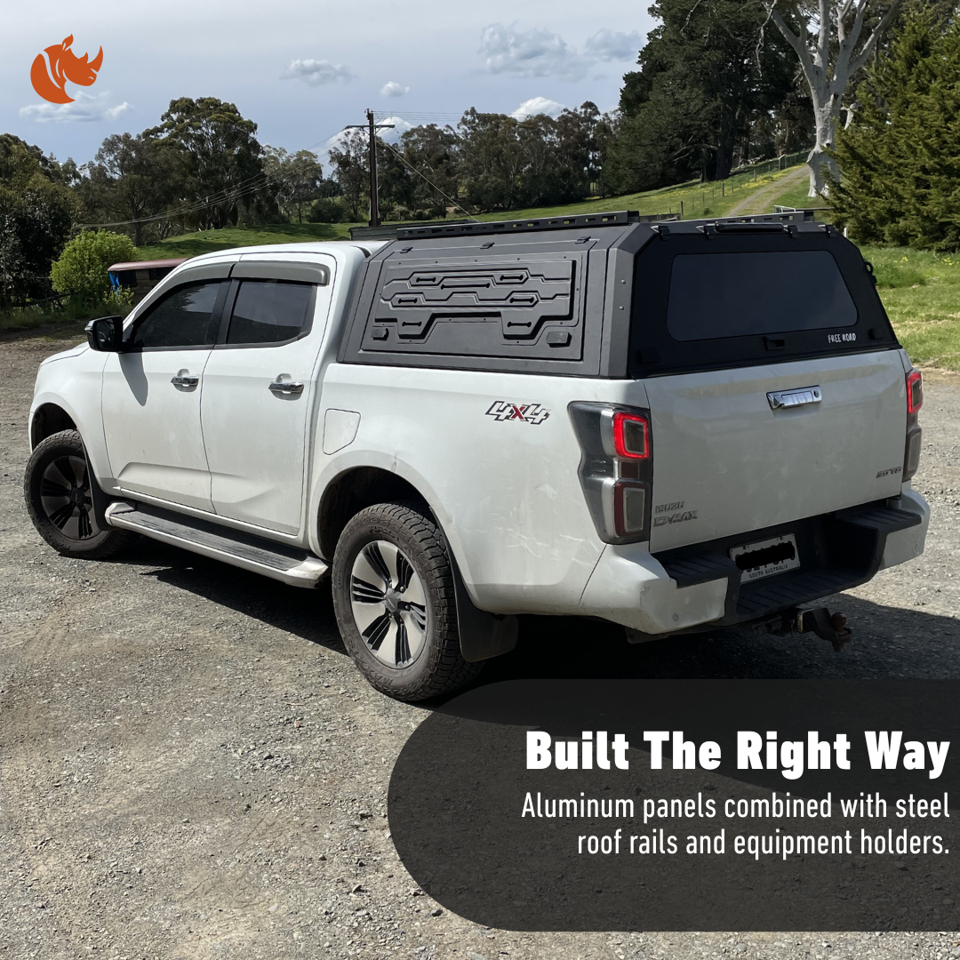 Steel Canopy Isuzu D-MAX / Holden Colorado, 2012-Current - Dual Cab