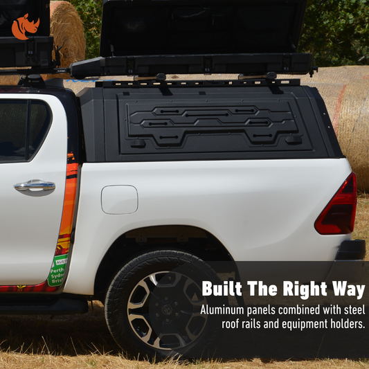 Steel Canopy For Toyota Hilux N80 2015-Current Dual Cab - A Deck Only